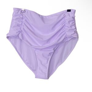 White High-Waisted Bikini‎ Bottom